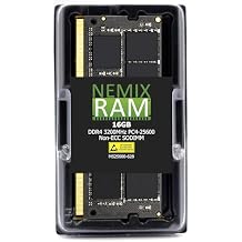 NEMIX RAM 8GB (1X8GB) DDR4 3200MHZ PC4-25600 2Rx8 1.2V CL22 260-PIN Non-ECC SODIMM Laptop PC Memory