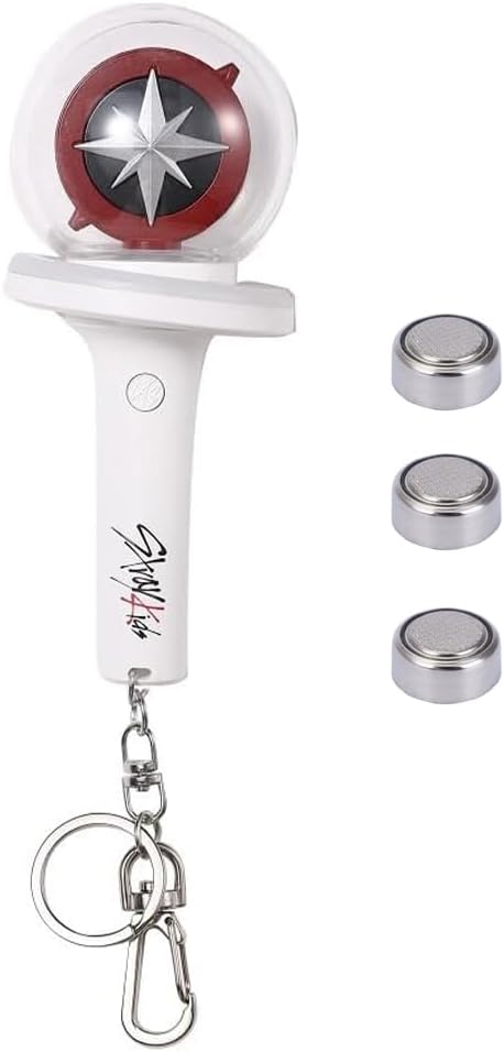 Kpop Stray Kids Light Stick Ver 2 Keychain Concert Fan Gift SKZ Goods Light Stick Color and Speed Adjustable Includes 15 Modes
