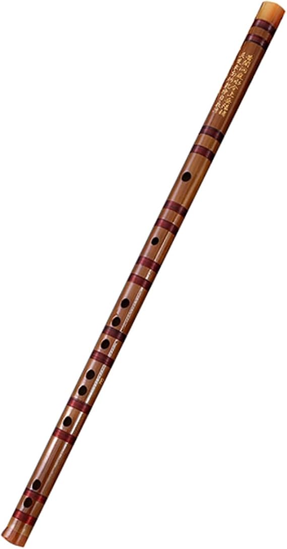 Bamboo Flute Dizi Bitter Bamboo Flute Transverse Flute Beginner Zero-based Flute(D Key)