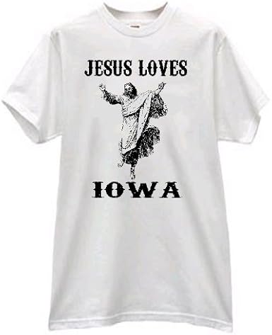Jesus Loves Iowa Spiritual State Pride T Shirt