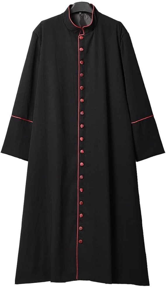 BLESSUME Church Clergy Mens' Choir Cassock Robe Pastor Pulpit Liturgical Vestment Robe