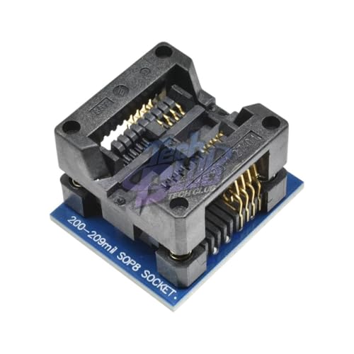 SOIC8 SOP8 to DIP8 Wide-Body Seat Wide 200mil Programmer Adapter Socket CH341A New 2025 for Arrival High for Quality