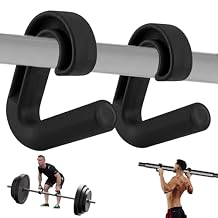 2pcs Neutral Grip Handles for Pull Up Bar Pull Up Handles with Ergonomic Portable Hooks for Home Gym Portable Hooks for Barbell Row Deadlift