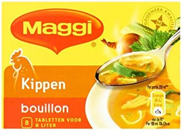 Chicken Broth Mix | Maggi | Chicken Broth Package 8 Tablets | Total Weight 82 Grams