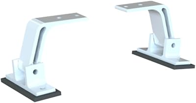 Adrian Steel PMMBK2W, Mounting Bracket Kit, 2-Pack, White, ProMaster