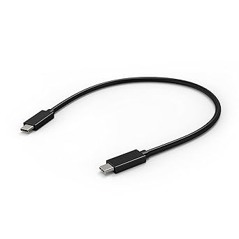 CBUS (10-inch Short USB 3.2 Gen 2 USB-C to USB-C 100W Power Delivery Cable | Compatible with Thunderbolt, PD Docking Stations, SSD Drives, MacBook Pro, Air, Dell XPS 13/15, Lenovo Yoga, ThinkPad