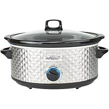Brentwood Select 7 Quart Slow Cooker in Silver