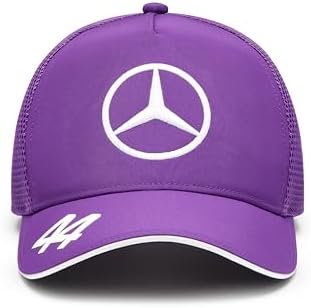 Mercedes AMG Petronas F1 2024 Lewis Hamilton Trucker Hat - Purple - One Size Fits Most