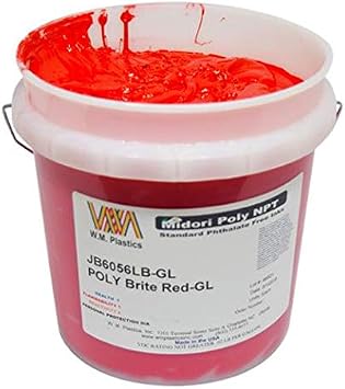 Brite RED- Plastisol Ink, Quart
