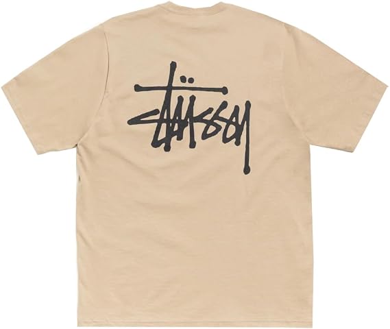 Stussy Basic Logo Short Sleeve T-Shirt Graphic Print