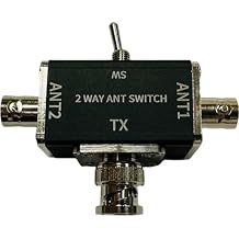 2 Way CB/HAM Antenna Coax Switch 100W 1-30MHz Optional SO239/BNC Connector (BNC)