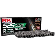 RK Racing Chain 525XRE-108 Steel 108 Link XW-Ring Chain with Connecting Link