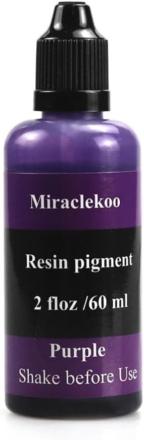 Purple Epoxy Resin Color Dye Colorant Liquid Epoxy Resin Pigment,60ml,Translucent