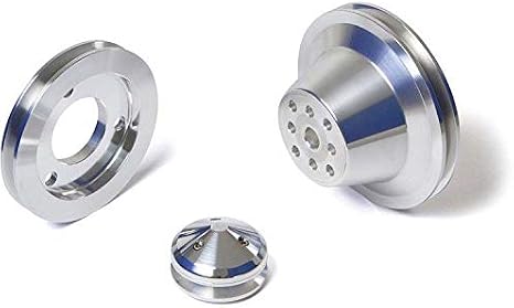 Big Block Chevy Pulley Kit, 396 427 454 V-Belt - Short Water Pump, BBC, SWP