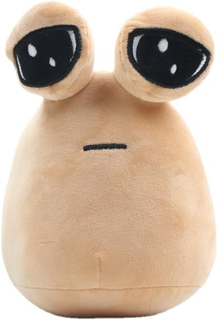 9inch Alien Pou Plush Toy,My Pet Alien Stuffed Plushie,Alien Plush Doll Cute Animal Doll Plushie Stuffed Animal Doll for Fans Gift,Cute Kawaii Animal Doll,Fun Doll Game Toy