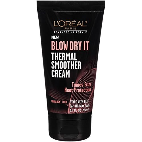 LOreal Paris Advance Hairstyle Blow Dry It Thermal Smoother Cream - 5.1 oz