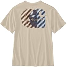 Carhartt Men's Relaxed Fit Lightweight Short-Sleeve C Graphic T-Shirt