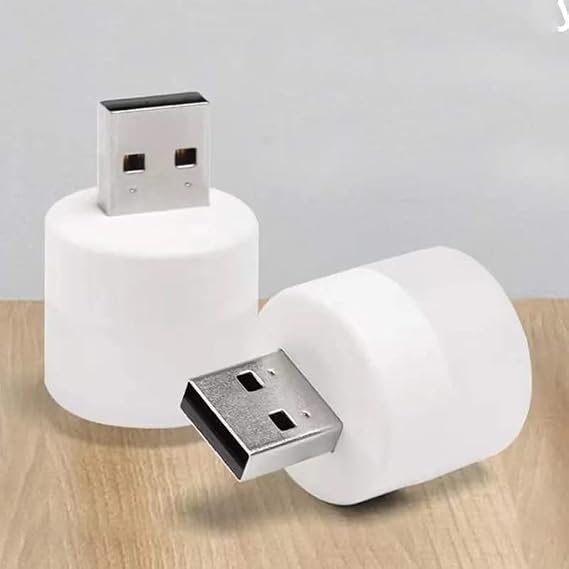 GüncelÇarşı Usb Led Küçük Beyaz Işık Lamba, Koridor, Tuvalet, Oturma, Çocuk Odası için Rehber Gece Aydınlatma Lambası, Enerji tasarruflu Çok Ekonomik Aydınlatma [Enerji Sınıfı A+++]