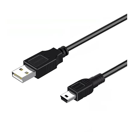 Replacement Charger Charging Cable Cord Compatible TI-84 Plus CE Graphing Calculators, Texas Instruments TI-Nspire CX/CX CAS, TI 84 Plus C Silver Edition Calculators 5FT USB Cable Cord