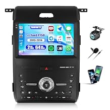 for Ford F150 2013-2014 Android 15 Car Stereo 9 Inch Touch Screen 2G+64G with Wireless CarPlay Android Auto Mirror Link 26UI Bluetooth FM GPS Navigation WiFi SWC Backup Camera