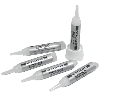 Vigor Super Glue 2 Gram Tube Pack of 5 CE480