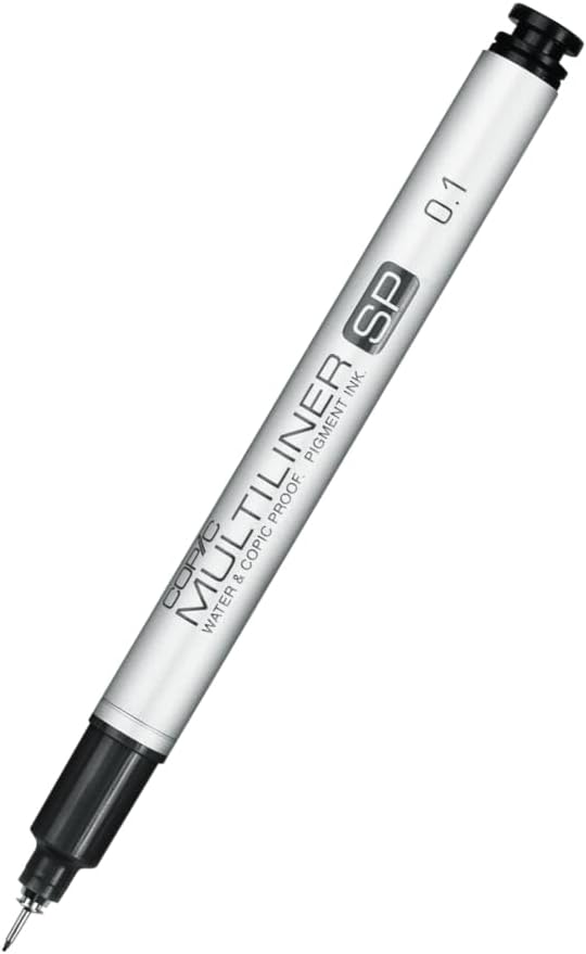 Copic Multiliner SP Black Ink Marker, 0.1 Tip