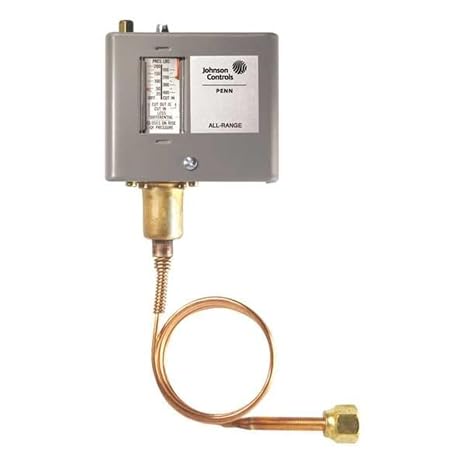 Johnson Controls P70ca-1c P70ca-1c Spdt Pressure Control 20/100# Diff