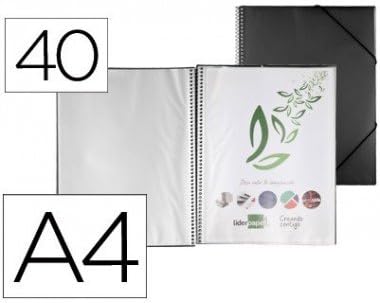 Liderpapel Folder 40 Covers A4 Black