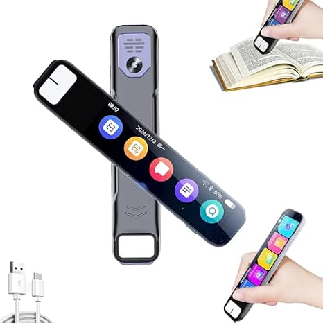 Chat GPT Pen, AI Pen, AI Smart Pens Chat GPT, Instant Answers (1pc) | 3.69-Inch Hd Touchsn Offline Translation (60+ Languages), Multipurpose Translation Device