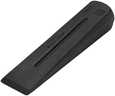 Edward Tools Classic Log Splitting Wedge (4 LB) - Heavy Duty Drop Forged Steel Head Wedge for Chopping Wood - Sharpened Edge for Quicker Log Splitting - Classic Campfire Tool