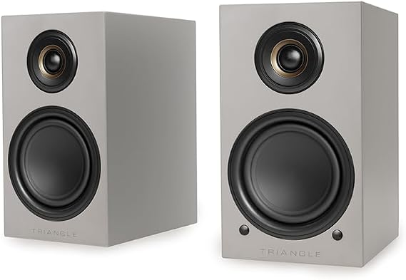 TRIANGLE Active Speaker LN01A Gray Pair 50W x 2 Bluetooth 4.0 Coaxial Digital RCA Input Compatible