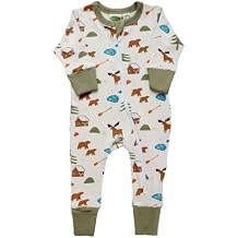 PARADE Organic Signature Print '2-Way' Zip Romper