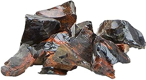 Formit Crafts Obsidian Rocks 1/2 Pound