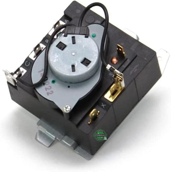 Original Support WE4M533 Dryer Timer Compatible with GE Hotpoint RCA Timer WE4M533, AP5780508, WE4M364WE4M533