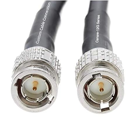 Custom Cable Connection 250 Foot Canare (L-5.5CUHD) 12G-SDI 4K UHD Video BNC Coax Cable Sold