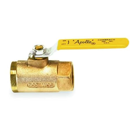 Apollo 70-100 Series Bronze Ball Valve, Two Piece, Inline, Lever, 1/4" NPT Female