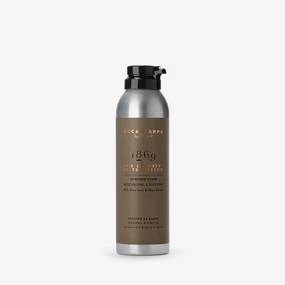 ACCA KAPPA 1869 Shaving Foam Soothing Shave with Aloe and Shea for Sensitive Skin