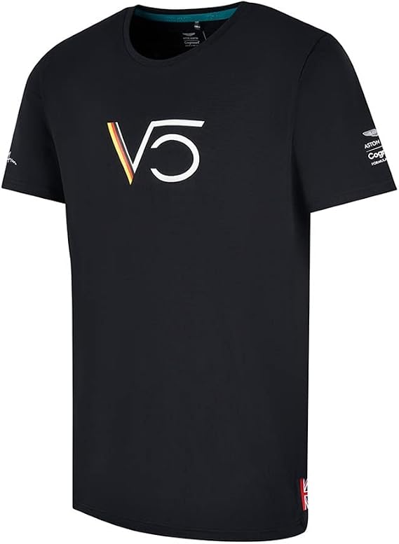 Aston Martin Formula One Team F1 Sebastian Vettel Men's T-Shirt Black