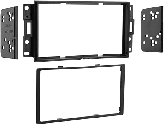 Metra 95-3527 Double DIN Installation Dash Kit for 2004-up Pontiac Grand Prix Vehicles (Black)