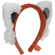 Wild Republic Headband Red Panda, Stuffed Animal, Plush Toy, Fill is Spun Recycled Water Bottles