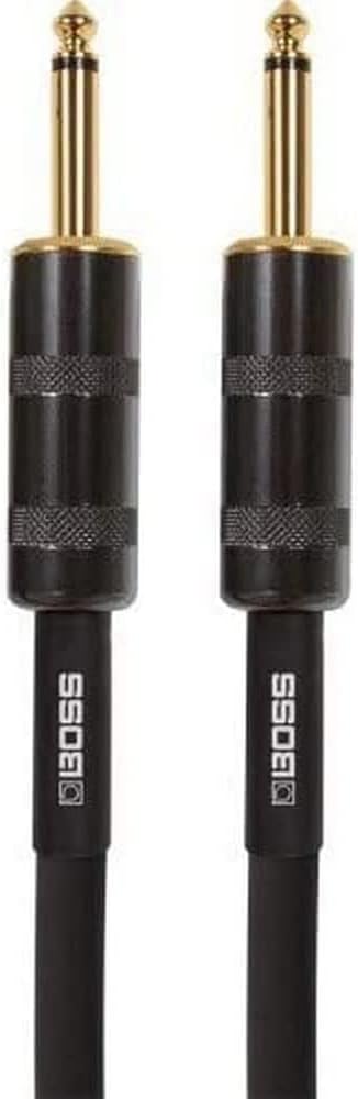 BOSS Bsc-3 Hoparlör Kablosu, 14 Awg Bakır Çekirdekli Tel, 1/4 İnç Konnektörler, 3 Ft/1 M Uzunluk