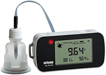 CX-402-VFC215 VFC Vaccine Monitoring Bluetooth Temperature Data Logger w/ 15 ml Glycol Bottle and 2 Meter Sensor Length