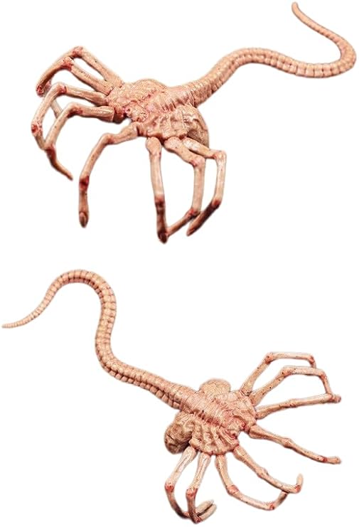 1/6 Scale Figures Accessory,2pcs Plastic Facehugger Model Scene Props for 12incn Action Figure
