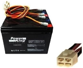 Razor E300 & E325 High Performance Replacement Batteries 28% Longer Running Time New Wiring Harness - Versions 5-10 & 12 Easy Slide On Terminals, No Soldering, Diagram Included Beiter DC Power