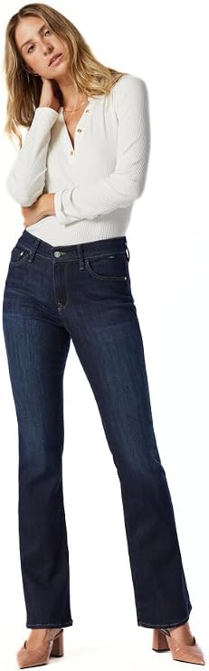 Mavi Women's Marcia Bootcut Jeans for Women High Rise, Trendy Bootcut Jeans with Comfortable Stretch Stylish Women's Pants for Casual & Dressy Looks Deep Supersoft