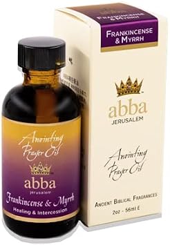 Abba Christian Products Frankincense & Myrrh Anointing Oil (2 oz) 1 pk (FMN2)