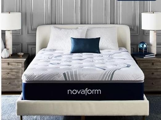 Novaform Gel MAX 14 ComfortGrande Advanced Gel Memory Foam Mattress. Queen. Firm: Medium. Spinal Alignment. Soothing Cool EVENcor GelMAX Memory Foam. Antimicrobial Protection