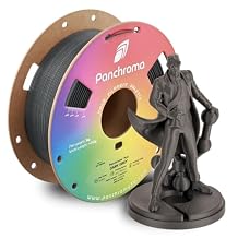 Polymaker Panchroma PLA Dark Grey 3D Printer Filament, 1.75mm, 1kg Spool, Easy to Print, High Speed Printing, Tangle Free, AMS Compatible, Perfect for Toys, Decor, Miniatures, Models & Cosplay
