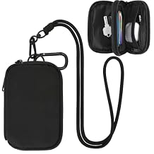E-Tree RFID Credit Card Holder with Lanyard, ID Badge Holder, Keychain Wallet with Strap