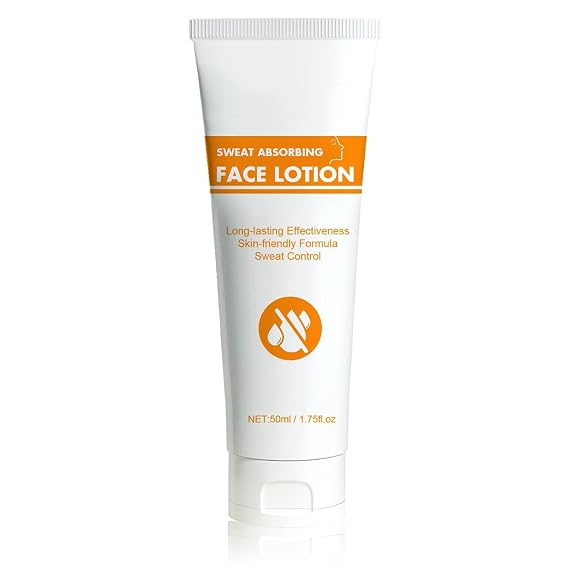 Face Sweat Blocker, Face Antiperspirant Sweat Absorbing Face Lotion, Anti Sweat for Face, Face No Sweat Lotion, Face Forehead Oily Control for Women & Men (1PC)